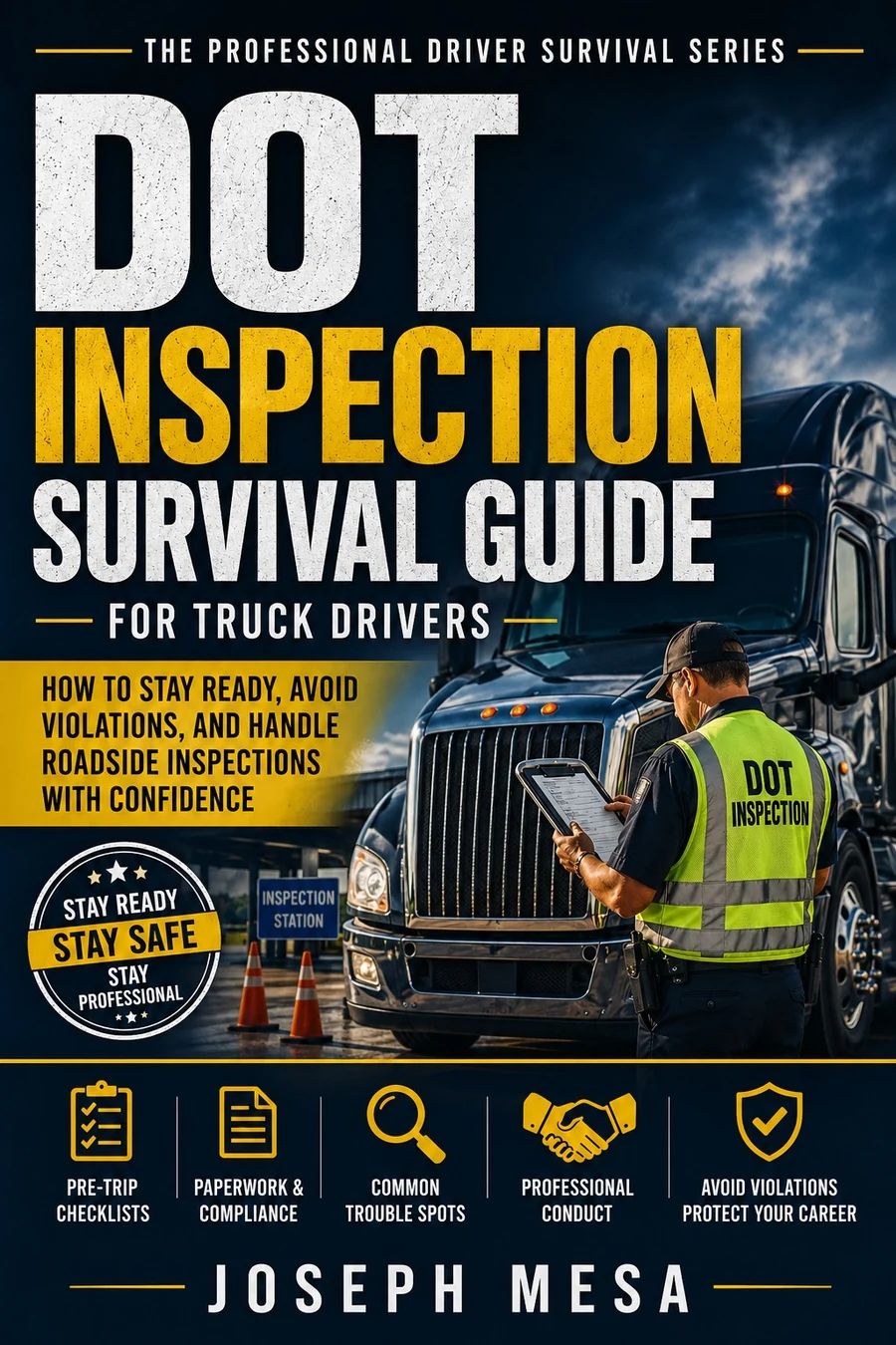 Cover of DOT Inspection Survival Guide for Truck Drivers by Joseph Mesa