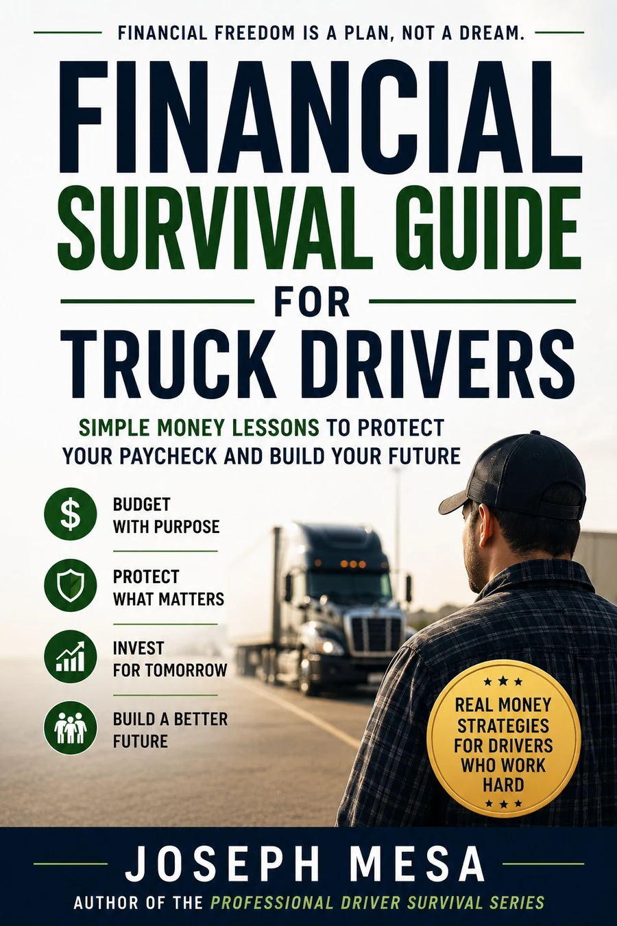 Cover of Financial Survival Guide for Truck Drivers by Joseph Mesa