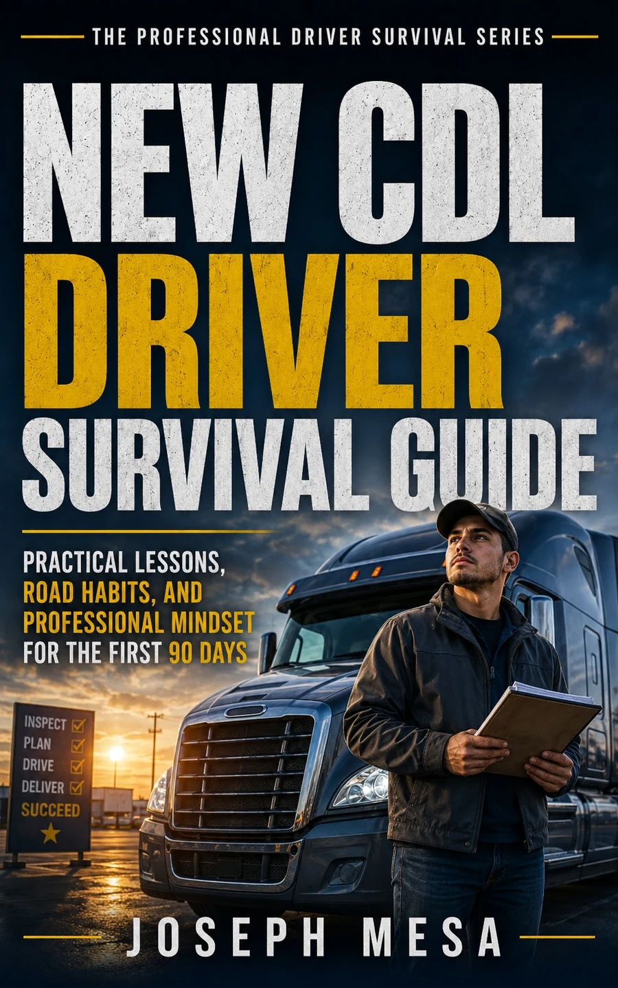 Cover of New CDL Driver Survival Guide by Joseph Mesa